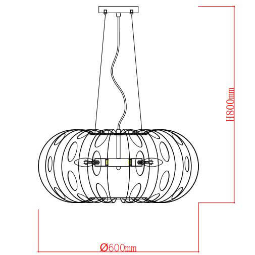 Подвесной светильник Rivoli Meike 4080-205 Б0047924 изображение 2 Подвесной светильник Rivoli Meike 4080-205 Б0047924 Фото № 2