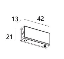 Коннектор прямой Italline Fantom IT010-4013 black 1