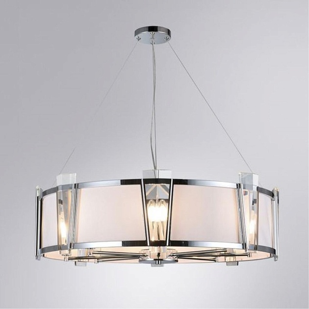Подвесная люстра Arte Lamp Grato A4079LM-8CC изображение 3 Подвесная люстра Arte Lamp Grato A4079LM-8CC Фото № 3