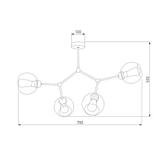 Подвесная люстра TK Lighting 2730 Fairy 2