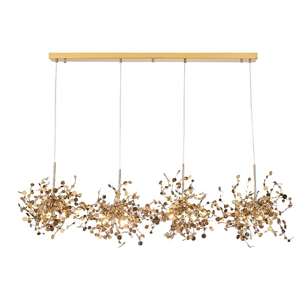 Подвесной светильник Crystal Lux GARDEN SP3х4 L1600 GOLD изображение 3 Подвесной светильник Crystal Lux GARDEN SP3х4 L1600 GOLD Фото № 3