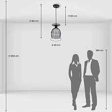Подвесной светильник De City Лоск 354018401 5