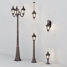 Уличный настенный светильник Maytoni Goiri O029WL-01BZ 3