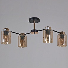 Потолочная люстра Reluce 01606-0.3-04 BK+FGD 3