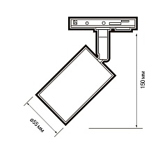 Трековый светильник Jazzway PTR 26 5037984A 2