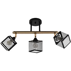 Люстра Reluce 01591-3.3-03B BK+FGD+WOOD 1