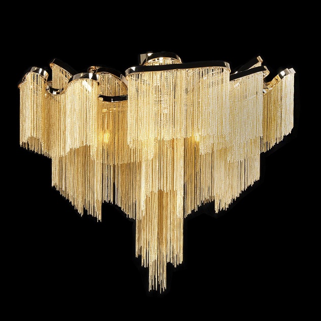 Потолочная люстра Loft IT Stream 10208/1000C Gold изображение 2 Потолочная люстра Loft IT Stream 10208/1000C Gold Фото № 2