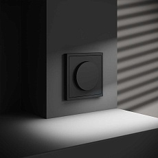 Светорегулятор встраиваемый Voltum S70 поворотно-нажимной 600 Вт, (графит) VLS070307 5