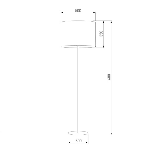 Торшер TK Lighting 16035 Umberto Фото № 2