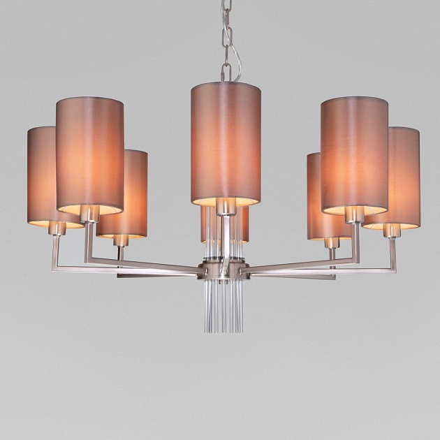 Подвесная люстра Eurosvet Soffio 60134/8 никель Фото № 5