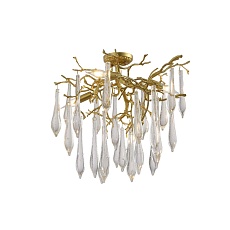 Потолочная люстра Crystal Lux Reina PL5 D600 Gold Pearl 2