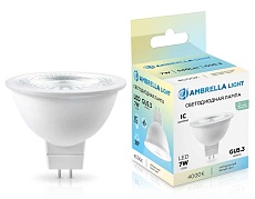Светодиодная лампа Lens 38° MR16 7W 4000K Ambrella light Bulding 170714 1