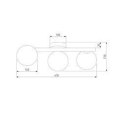Потолочная люстра TK Lighting 10269 Estera Wood 1