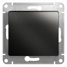 Выключатель одноклавишный Systeme Electric Glossa 10A 250V антрацит GSL000711