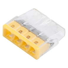 General GTER6-04-P клемма строительно-монтажная, СМК, 4-проводная, 0.5-2.5 мм2, с пастой, 100/5000