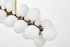 Подвесная люстра Lumina Deco Marsiada LDP 6033-24 BK+GD 2