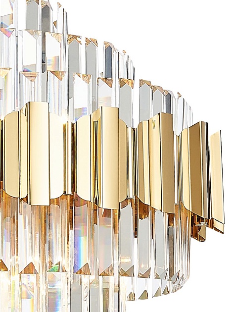 Подвесная люстра Natali Kovaltseva Ruby 81442/10C Gold Фото № 3