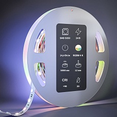 Светодиодная лента Maytoni 14,4W/m 60LED/m 5050SMD дневной белый + RGB 5M 201133 1