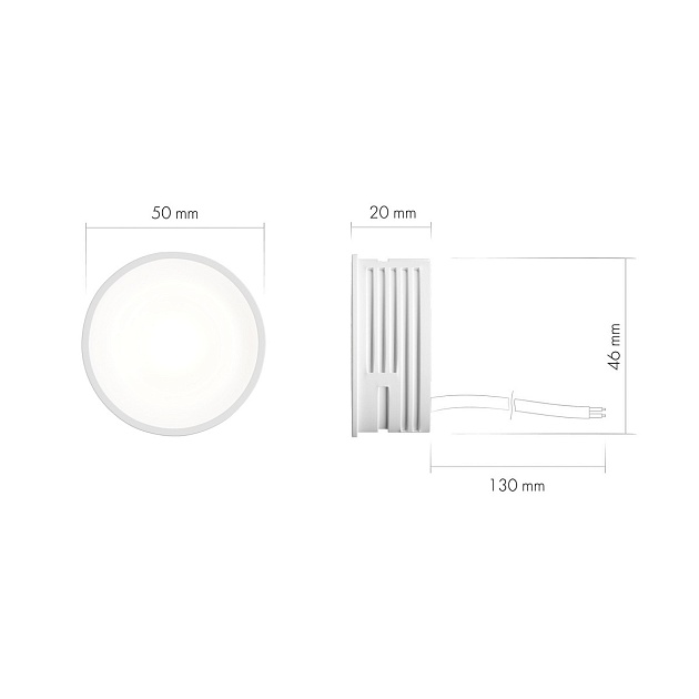 Светодиодный модуль Denkirs Slim LED DK4000-7W-M Фото № 4