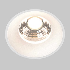 Встраиваемый светодиодный светильник Maytoni Round DL058-12W3K-TRS-W 2
