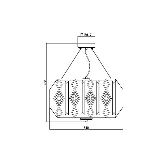 Подвесной светильник Vele Luce Buzzati VL2181P06 изображение 4 Подвесной светильник Vele Luce Buzzati VL2181P06 Фото № 4