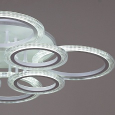 Потолочная светодиодная люстра Reluce 09812-3.3-4+4A WH (RGB) 1