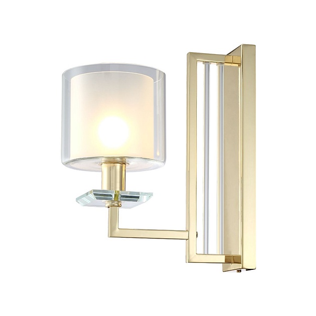 Бра Crystal Lux Nicolas AP1 Gold/White изображение 4 Бра Crystal Lux Nicolas AP1 Gold/White Фото № 4