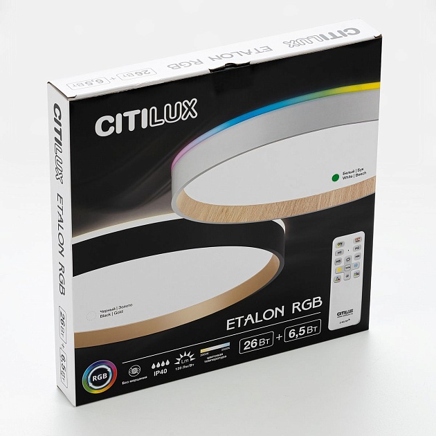 Потолочный светодиодный светильник Citilux Etalon CL750320R изображение 4 Потолочный светодиодный светильник Citilux Etalon CL750320R Фото № 4