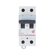 Выключатель автоматический модульный Legrand TX3 6000 2П 50А 6кА AC 404047