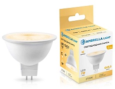 Светодиодная лампа Lens 38° MR16 7W 2700K Ambrella light Bulding 170713 1