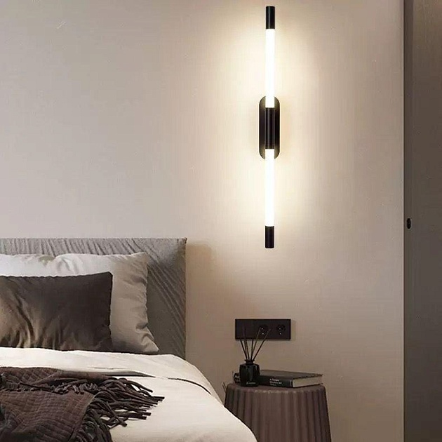 Бра Alfa Light F1024-49 600MM BK 3000K Фото № 1