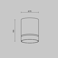 Потолочный светодиодный светильник Maytoni Technical Orlo C085CL-9W4K-B 1