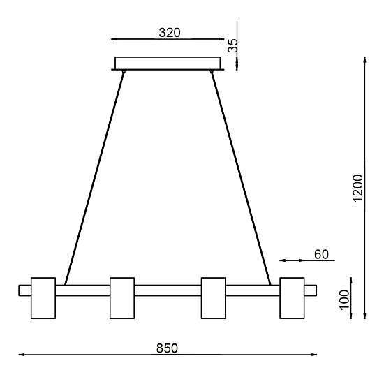 Подвесной светильник Vele Luce Zoom VL10113P08 изображение 4 Подвесной светильник Vele Luce Zoom VL10113P08 Фото № 4