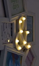 Фоторамка Innova PI09959 Ф/рамка 5 фото, 3x 10*15cm, 2x 10*10cm Maggiore LED, белый, пластик (12/144) Б0037329 1