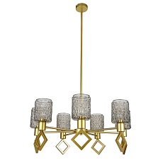 Подвесная люстра Indigo Preda V13025/7R Gold V000470 3