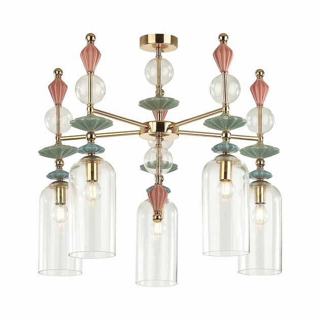 Подвесная люстра Odeon Light Classic Bizet 4855/5C изображение 3 Подвесная люстра Odeon Light Classic Bizet 4855/5C Фото № 3