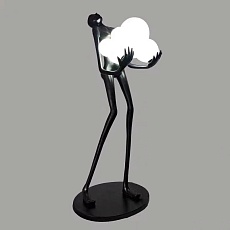 Торшер Alfa Light F2724-04 580*600*H1600 BLACK