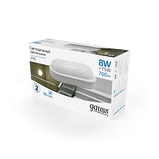 Настенно-потолочный светодиодный светильник Gauss Elementary 161411308 4