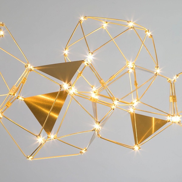 Подвесной светодиодный светильник Eurosvet Uma 90368/7 медь Фото № 4