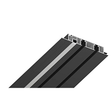 Карнизный профиль шириной 115 мм, черный, 3м Kraab Systems UMBRA 70.16.2