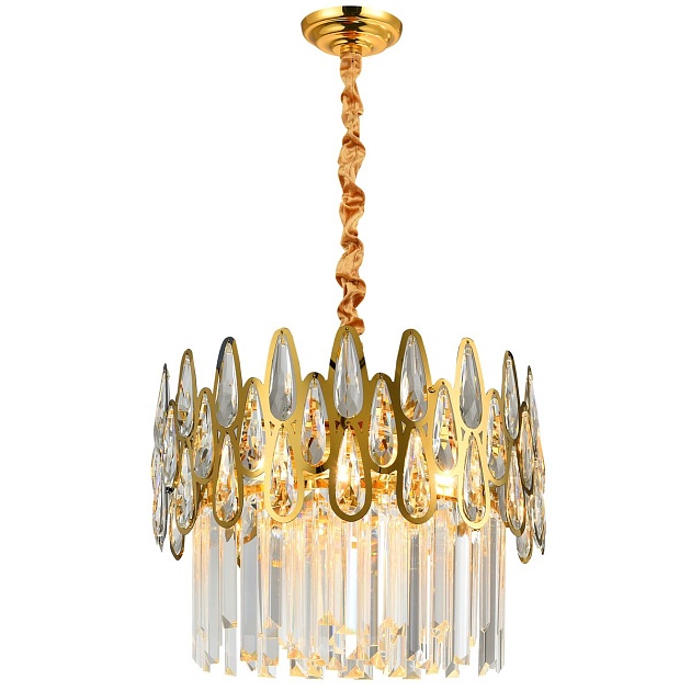 Подвесная люстра Natali Kovaltseva Navis 76019/5C Gold Фото № 1