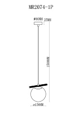 Подвесной светильник MyFar Francis MR2074-1P 1