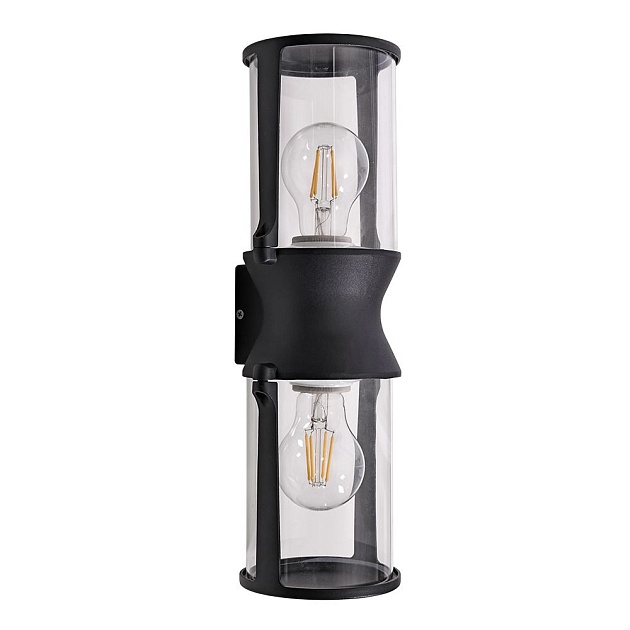 Уличный настенный светильник Arte Lamp Minchir A8306AL-2BK изображение 1 Уличный настенный светильник Arte Lamp Minchir A8306AL-2BK Фото № 1