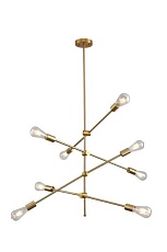 Люстра подвесная Alfa Light F3524-44 C0pper E27*8