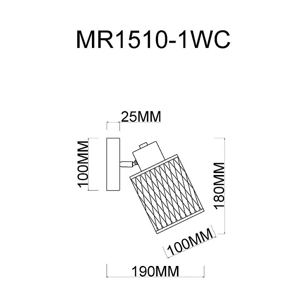 Спот MyFar Cathy MR1510-1WC Фото № 2