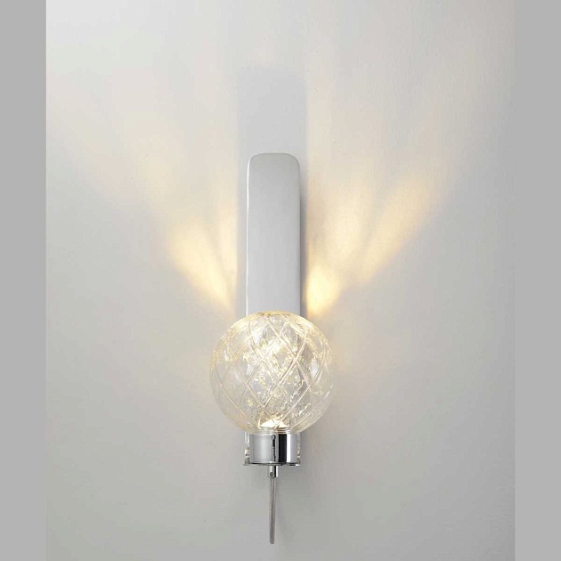 Бра Crystal Lux BELLA AP1 CHROME изображение 2 Бра Crystal Lux BELLA AP1 CHROME Фото № 2