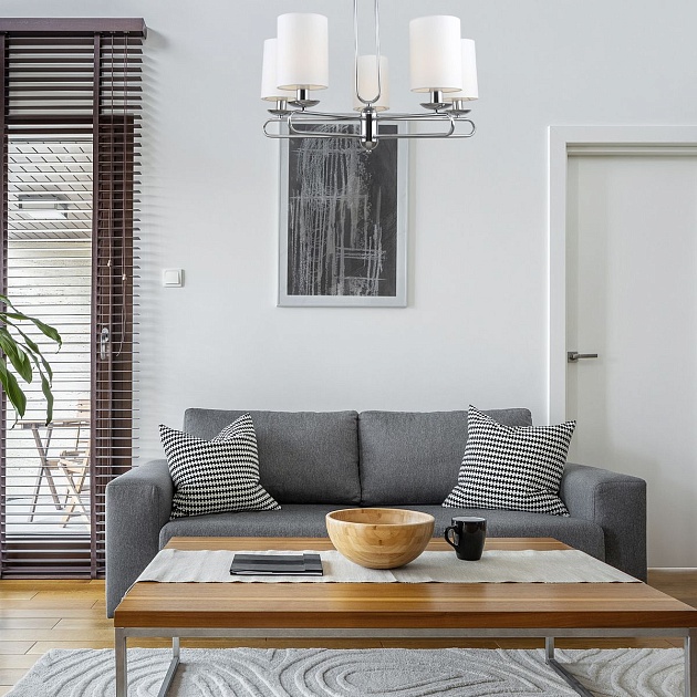 Подвесная люстра Escada Eclipse 10166/5PL Chrome изображение 7 Подвесная люстра Escada Eclipse 10166/5PL Chrome Фото № 7