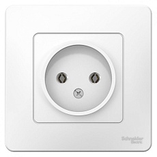 Розетка 2К Systeme Electric Blanca 16A 250V белая BLNRS000011