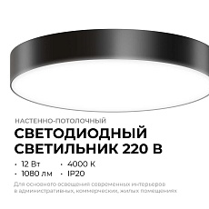 Светильник светодиодный накладной Apeyron 18-153 4