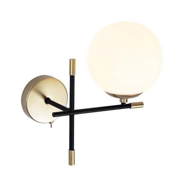 Бра Arte Lamp Arkab A2225AP-1BK изображение 1 Бра Arte Lamp Arkab A2225AP-1BK Фото № 1